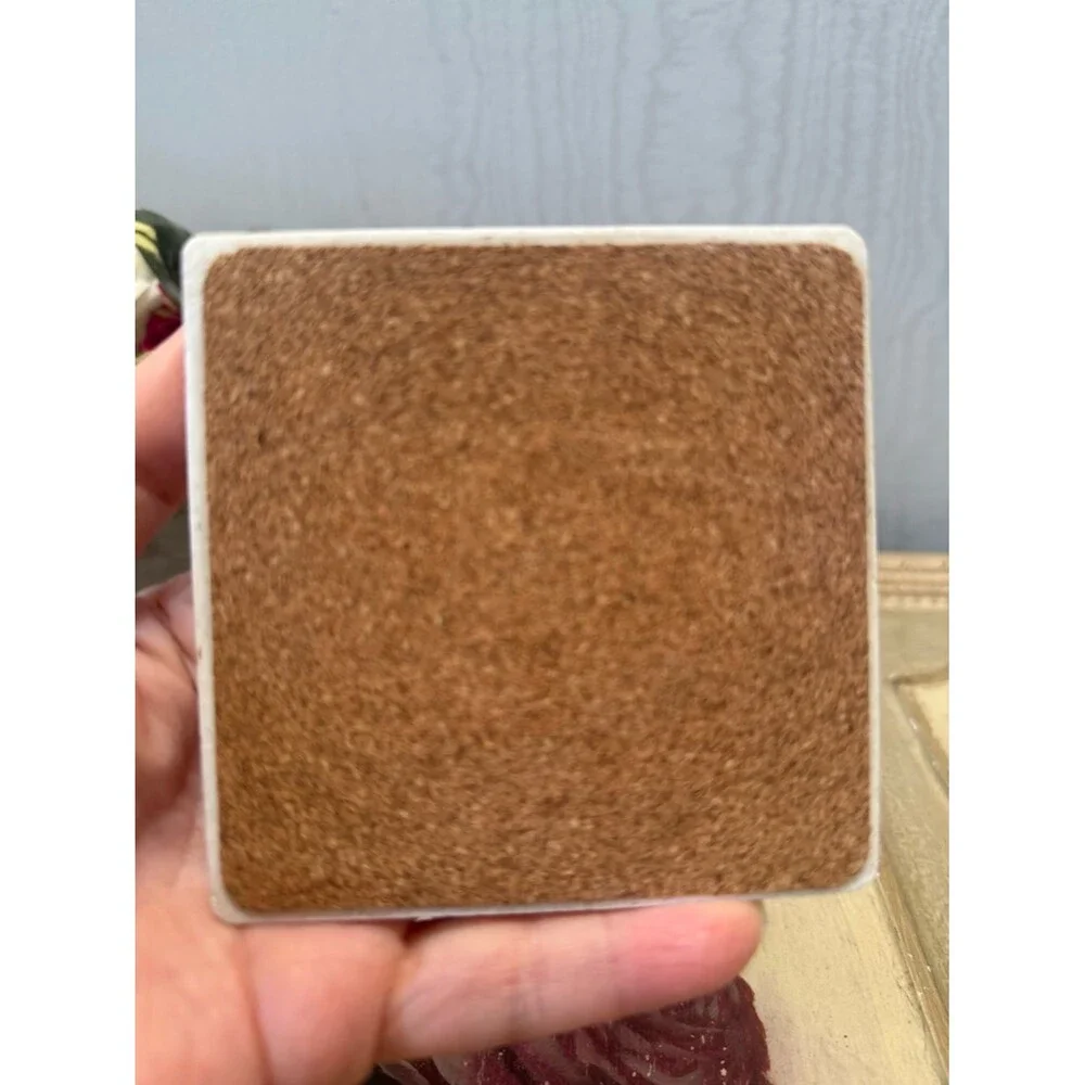 Chicken Resin Coasters Set of Four Rustic Country Farmhouse Ranch